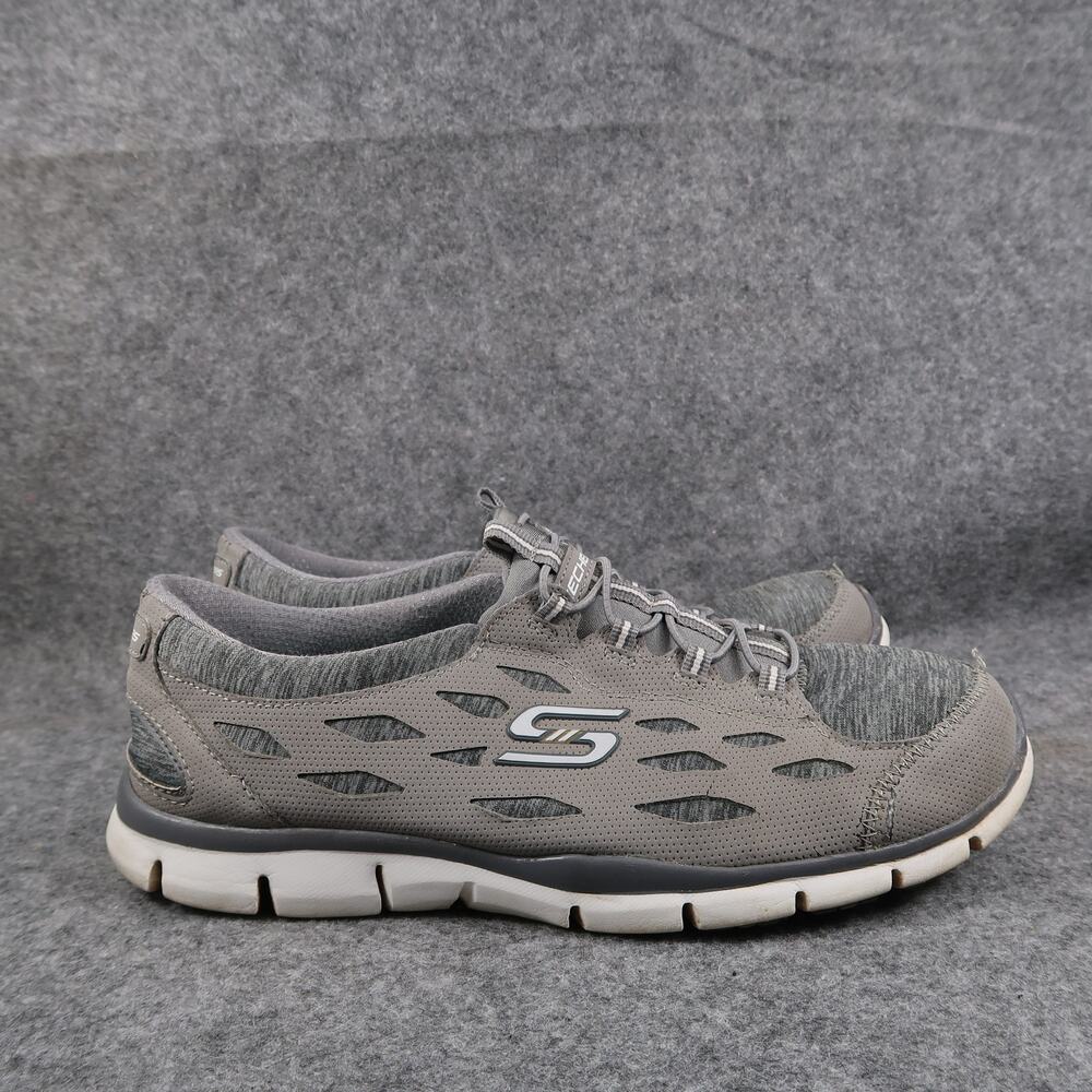 Skechers Shoes Womens 9 Slip On Casual Trainer Bungee Sneaker Comfort Walking